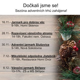 🎄 Vánoční trhy jsou tu! 🎄 Máme pro vás spoustu námi vyráběných dřevěných kousků, které ozdobí každý domov a zahřejí u...